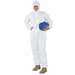 KleenGuard A40 Liquid & Particle Protection  Coveralls, Hooded & Booted, Zip Front, Elastic Wrists & Ankles, White, 3XL, 25 per Case